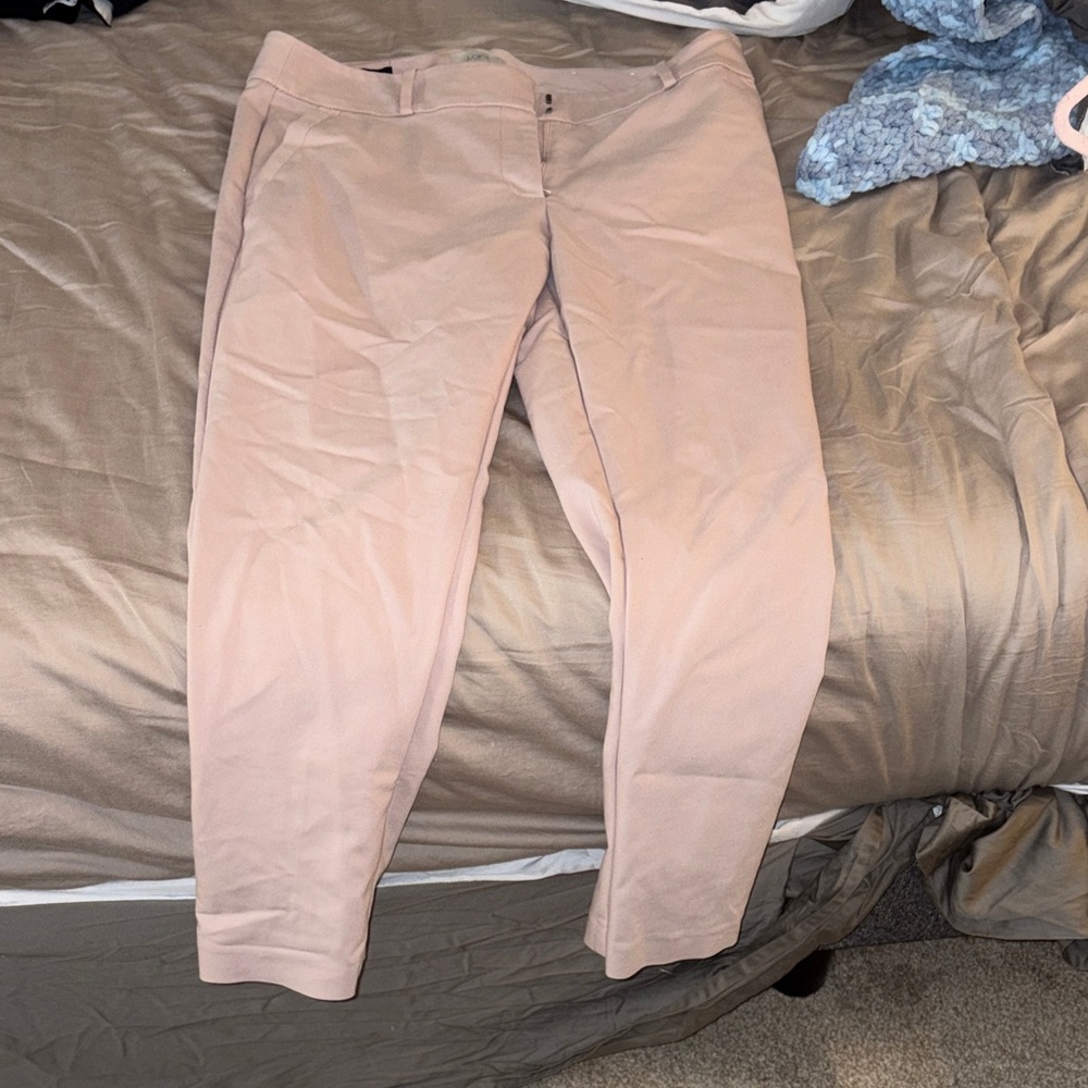 LOFT Women's Pink Trousers